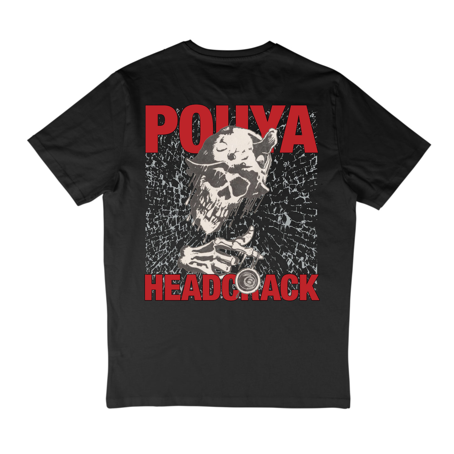 HEADCRACK TEE - BLACK