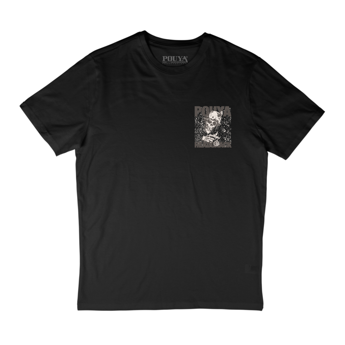 HEADCRACK TEE - BLACK