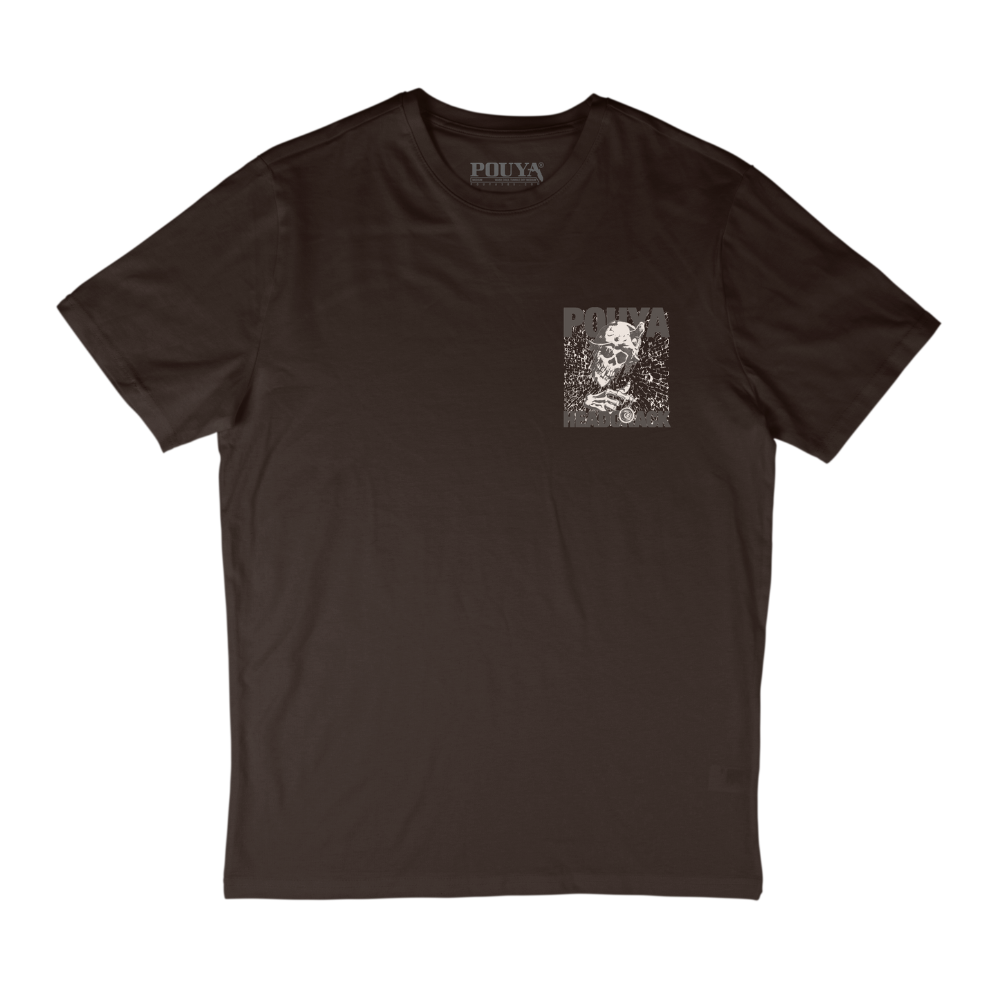 HEADCRACK TEE - BROWN