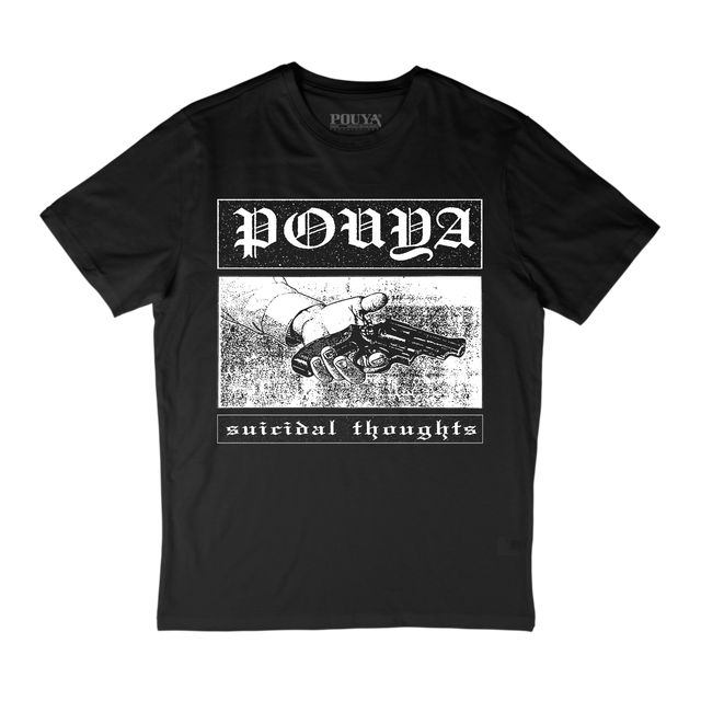 SUICIDAL THOUGHTS TEE - BLACK