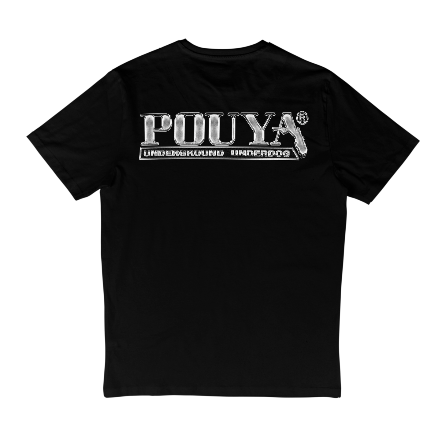 CHROME POCKET TEE - BLACK