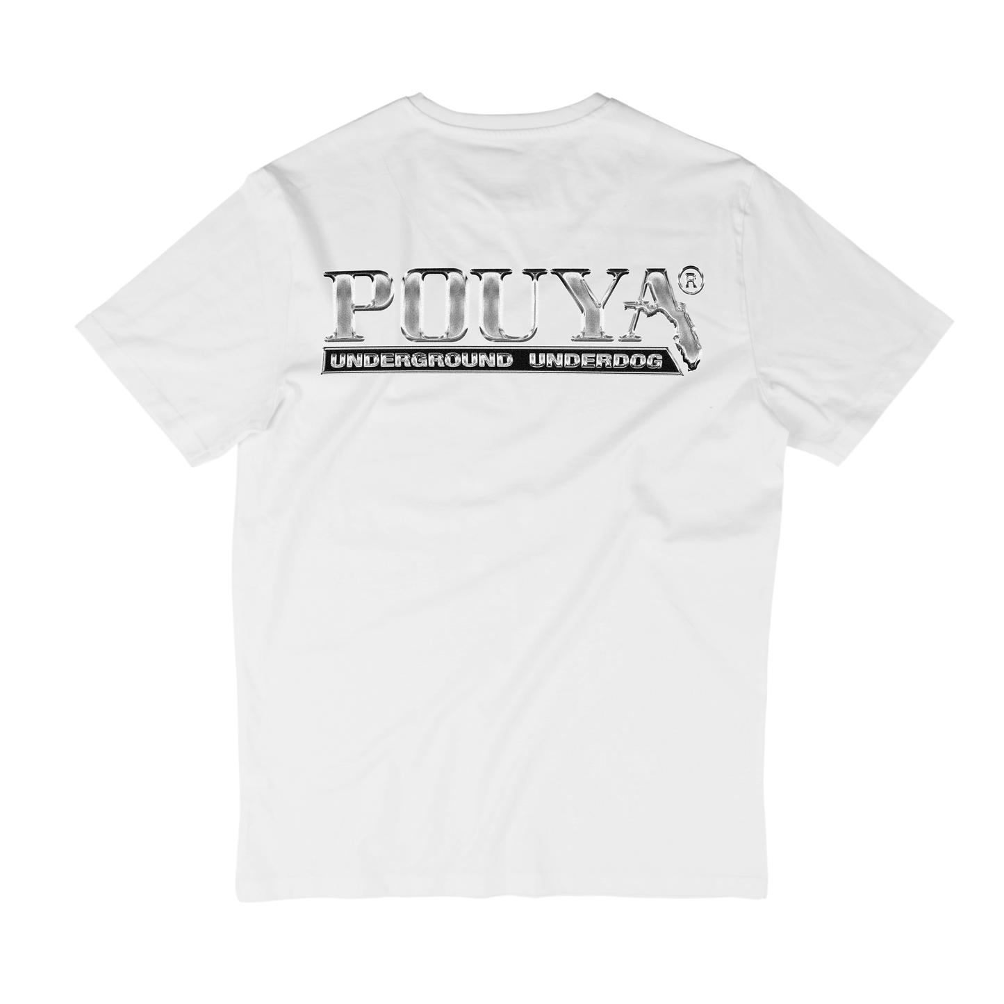 CHROME POCKET TEE - WHITE