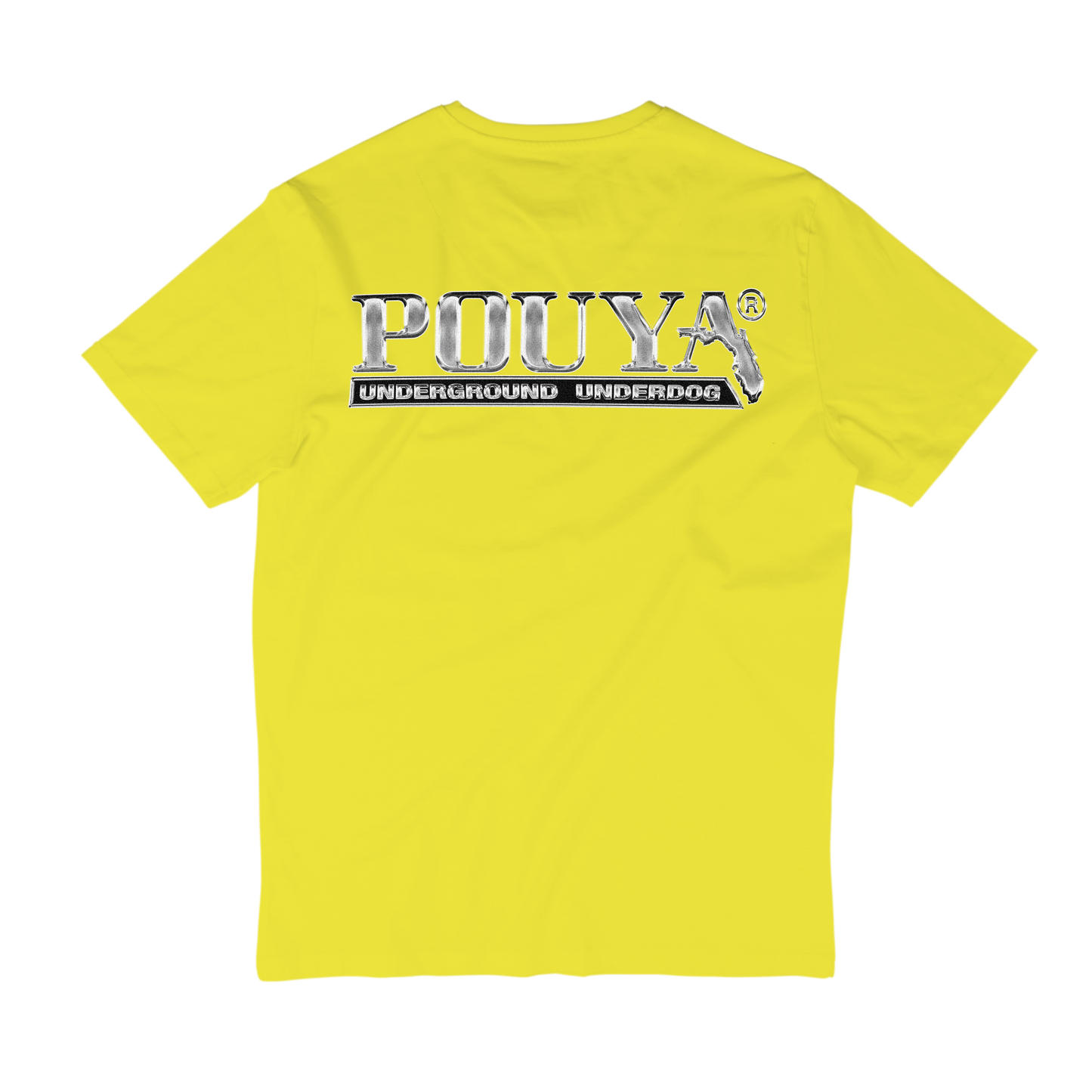 CHROME POCKET TEE - YELLOW