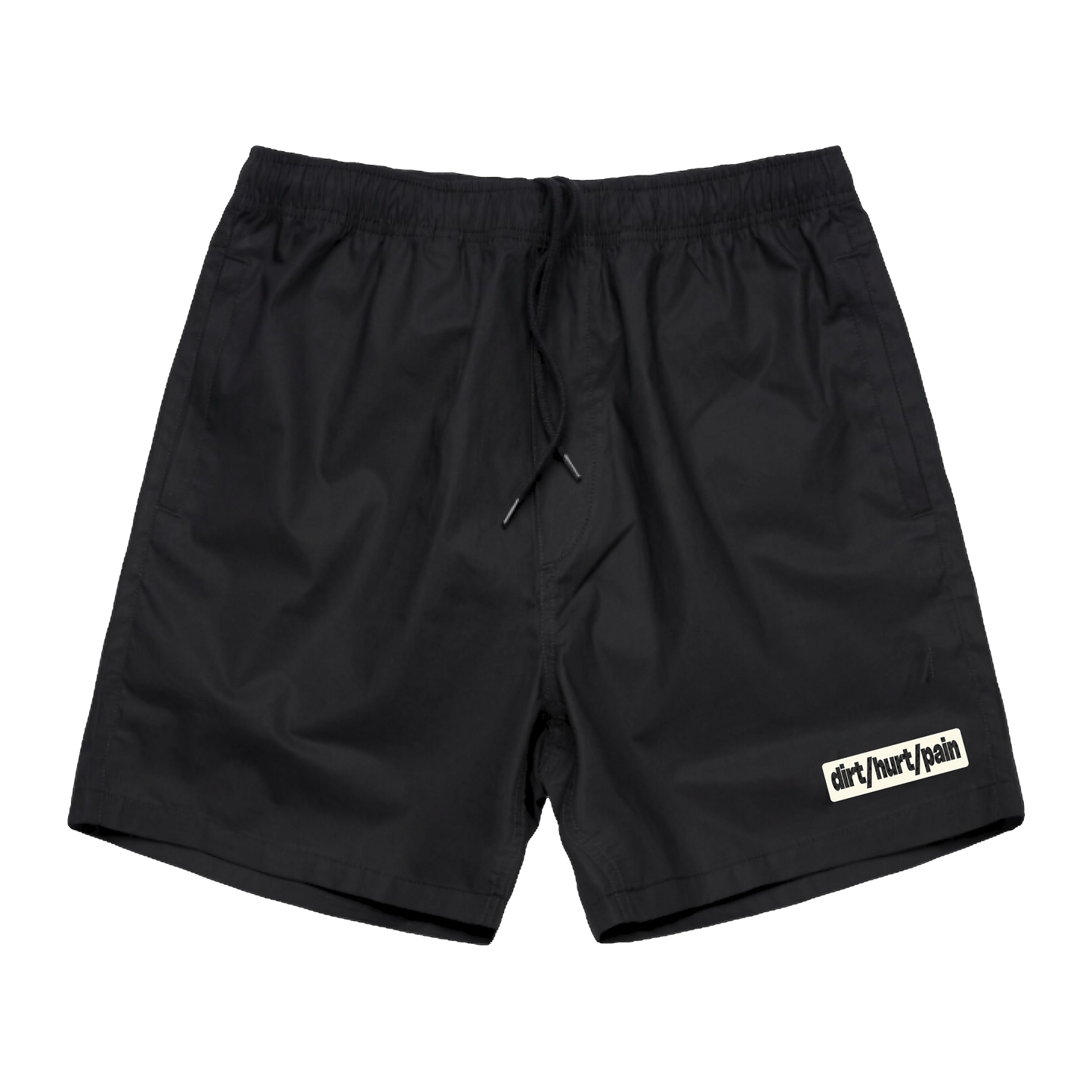 DIRT/HURT/PAIN/ SHORTS - BLACK