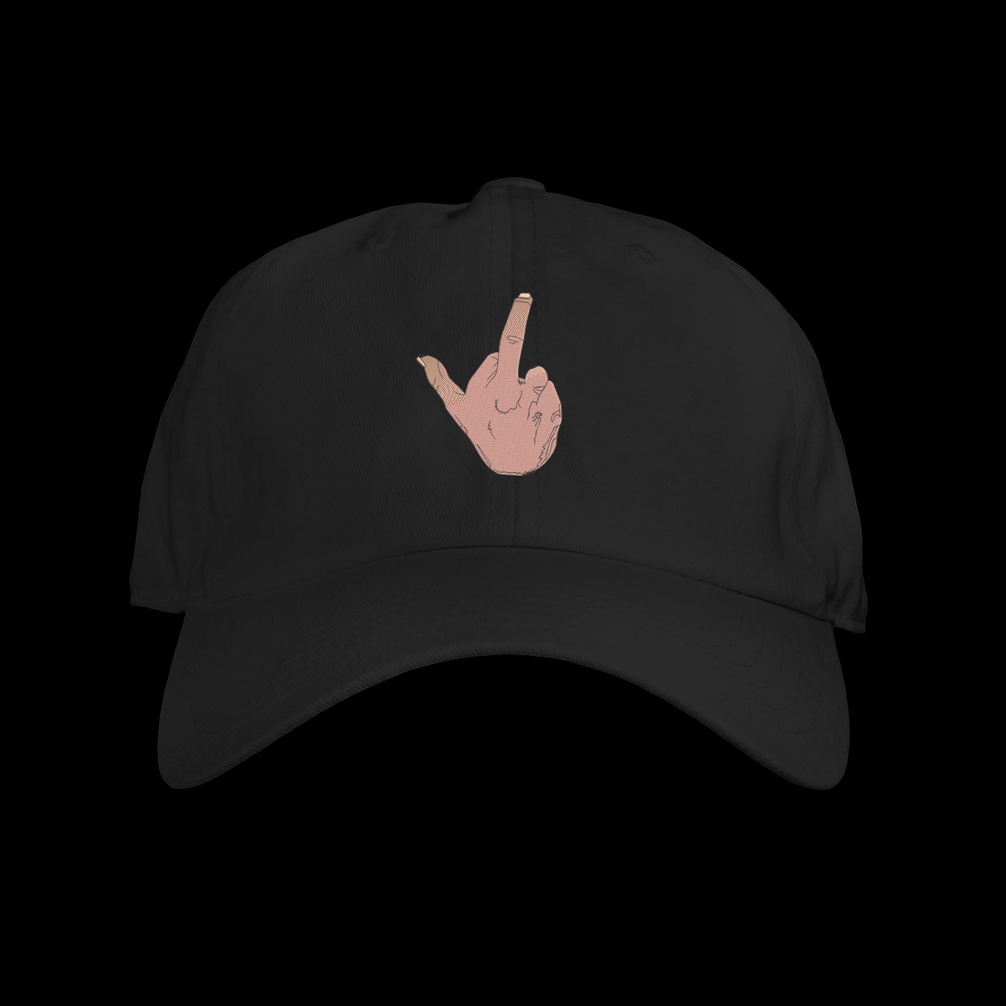 FUCK OFF DAD HAT - BLACK