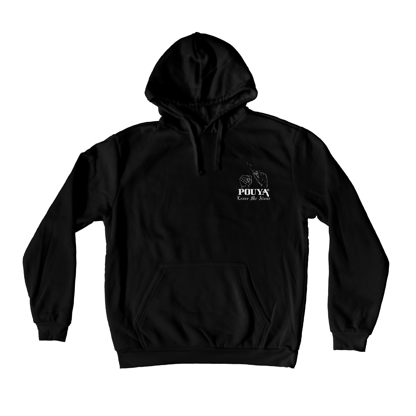 LEAVE ME ALONE HOODIE - BLACK