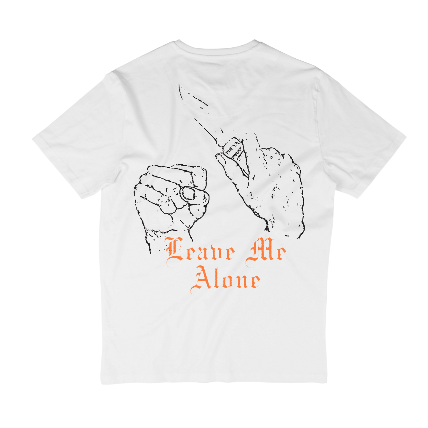 LEAVE ME ALONE TEE - WHITE