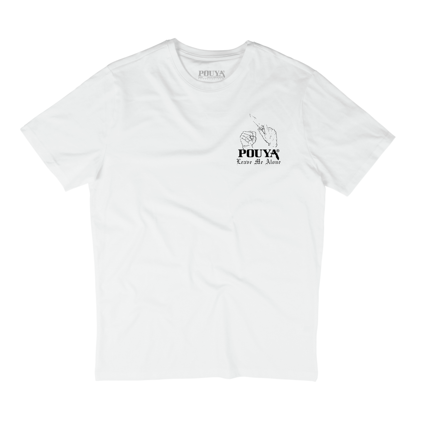 LEAVE ME ALONE TEE - WHITE