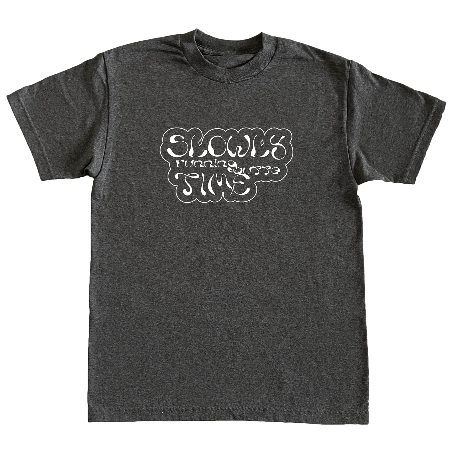 OUTTA TIME TEE - CHARCOAL