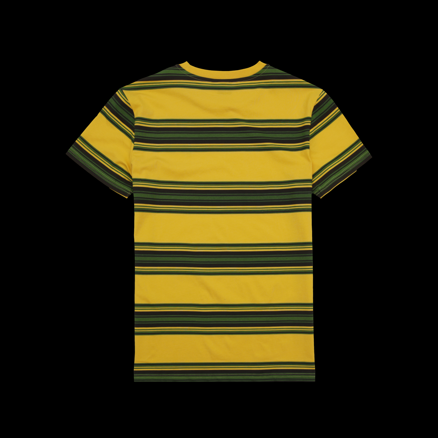 POUYA STRIPED TEE - YELLOW