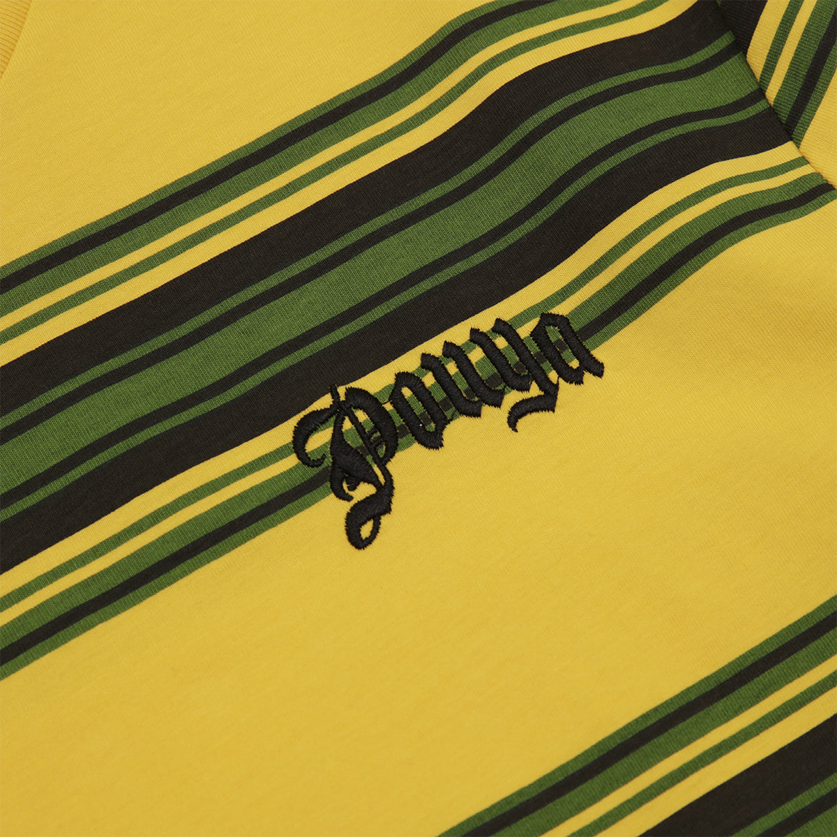 POUYA STRIPED TEE - YELLOW