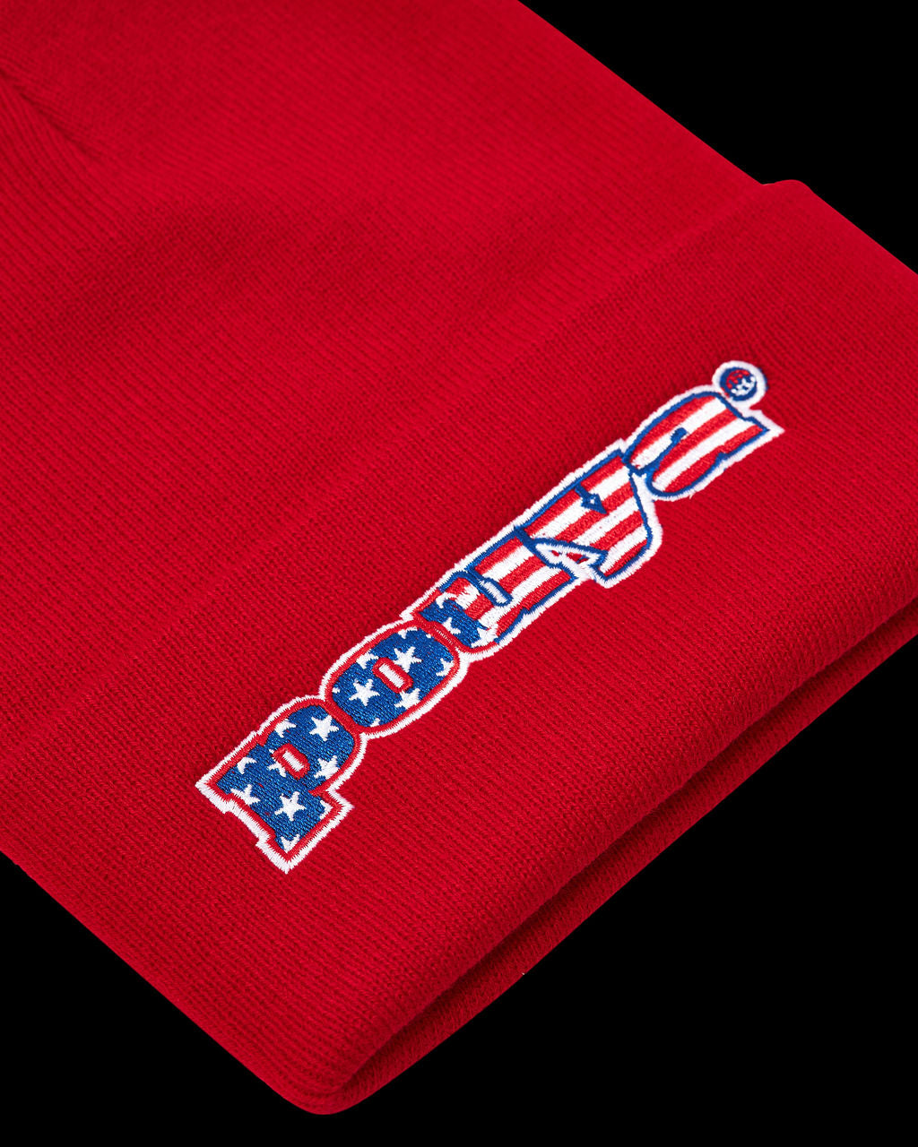 STARS & STRIPES BEANIE - RED