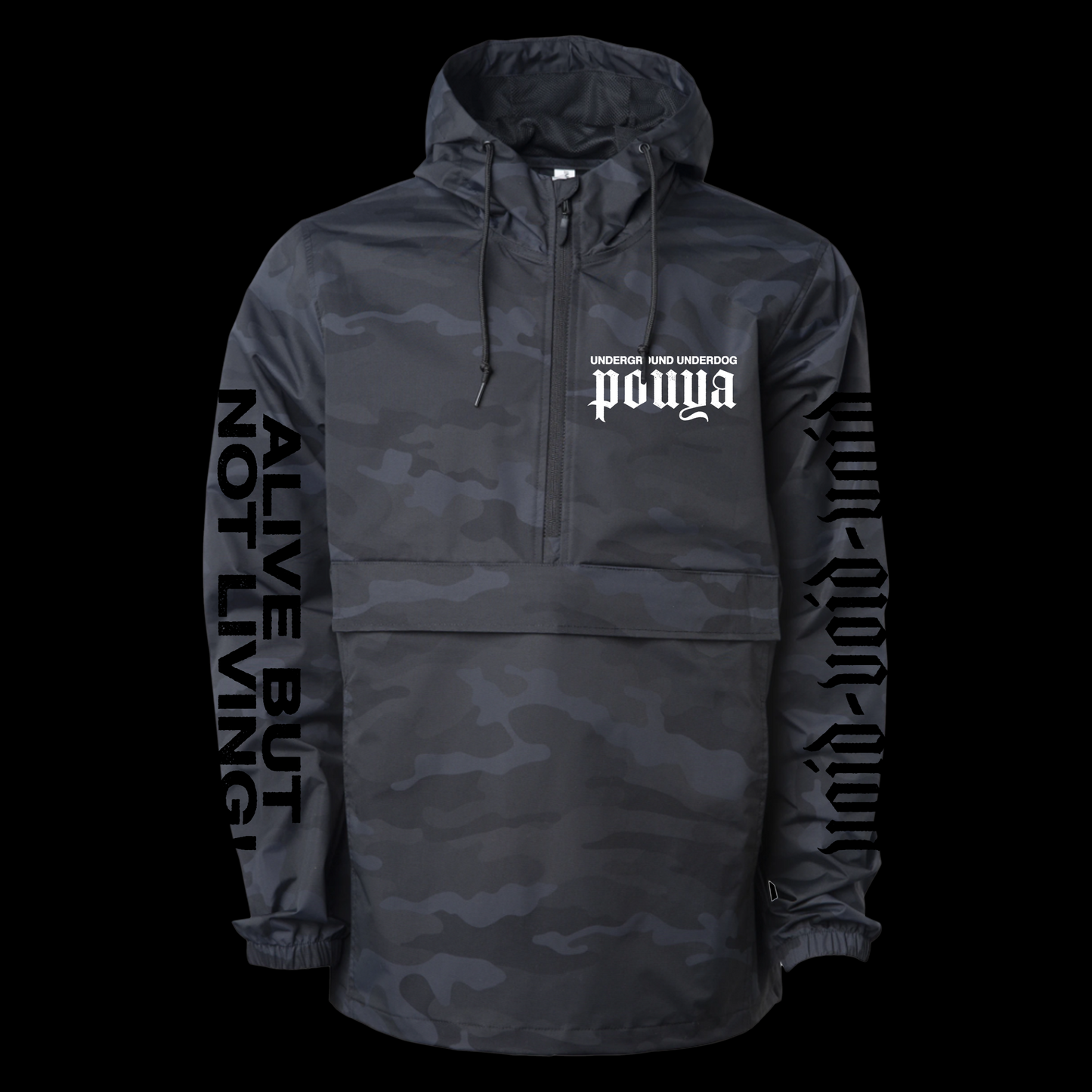 SUK-IT WINDBREAKER - BLACK CAMO