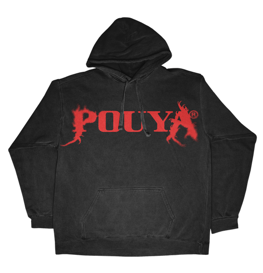 METAL HOODIE - BLACK