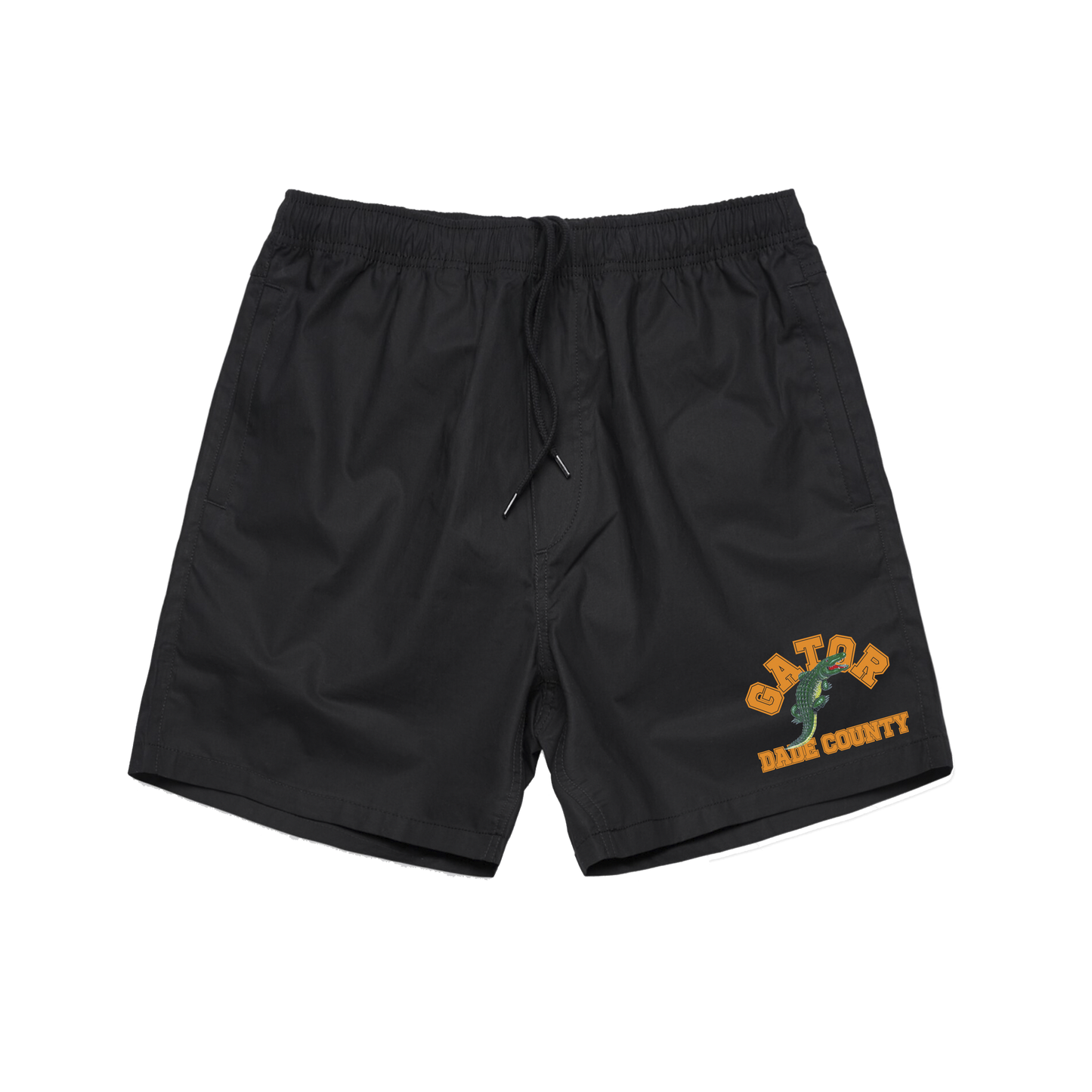 DADE COUNTY BEACH SHORTS - BLACK