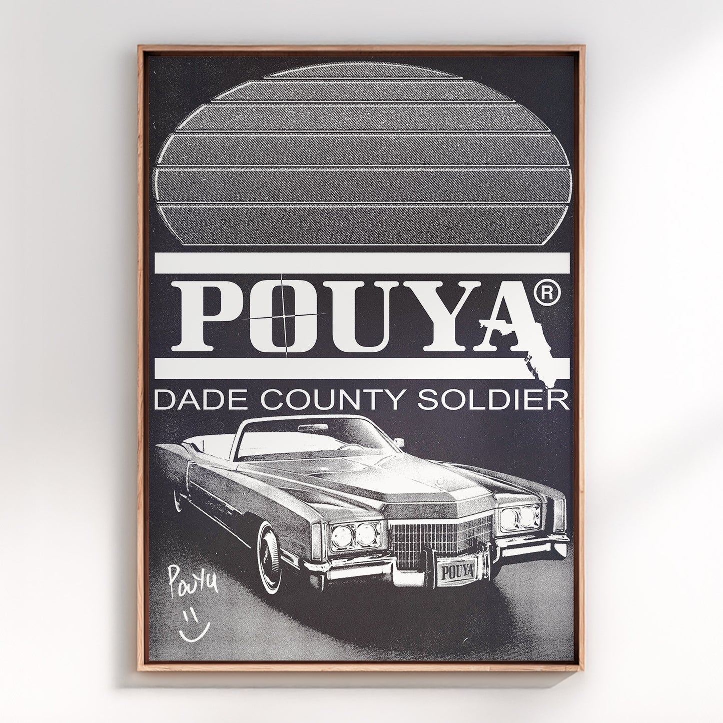Cadillac Pouya Poster Signed