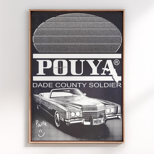 Cadillac Pouya Poster Signed