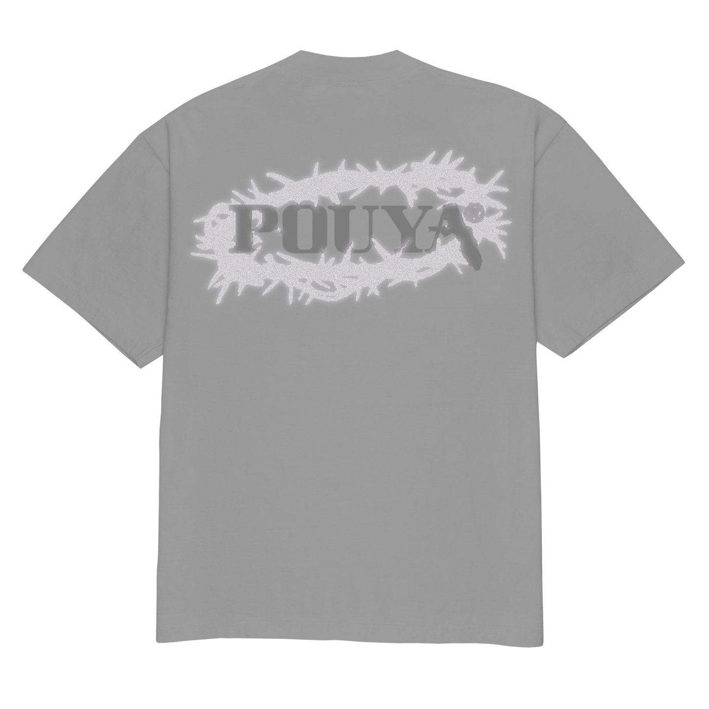 REFLECTIVE THORN LOGO T-SHIRT - WHITE