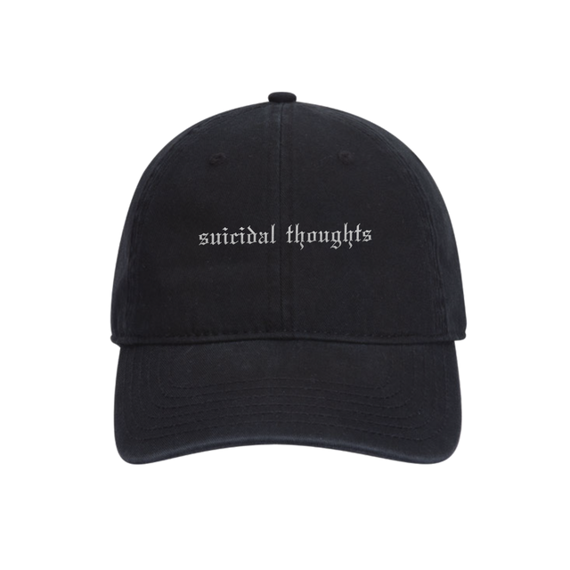 SUICIDAL THOUGHTS DAD HAT - BLACK