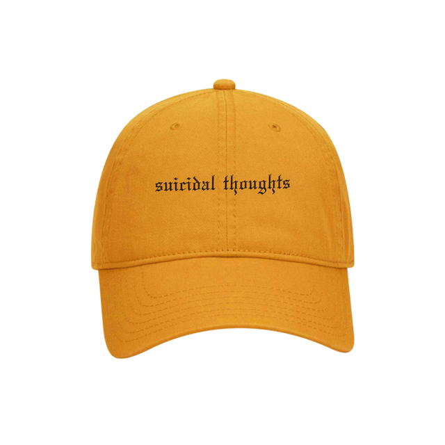 SUICIDAL THOUGHTS DAD HAT - GOLD