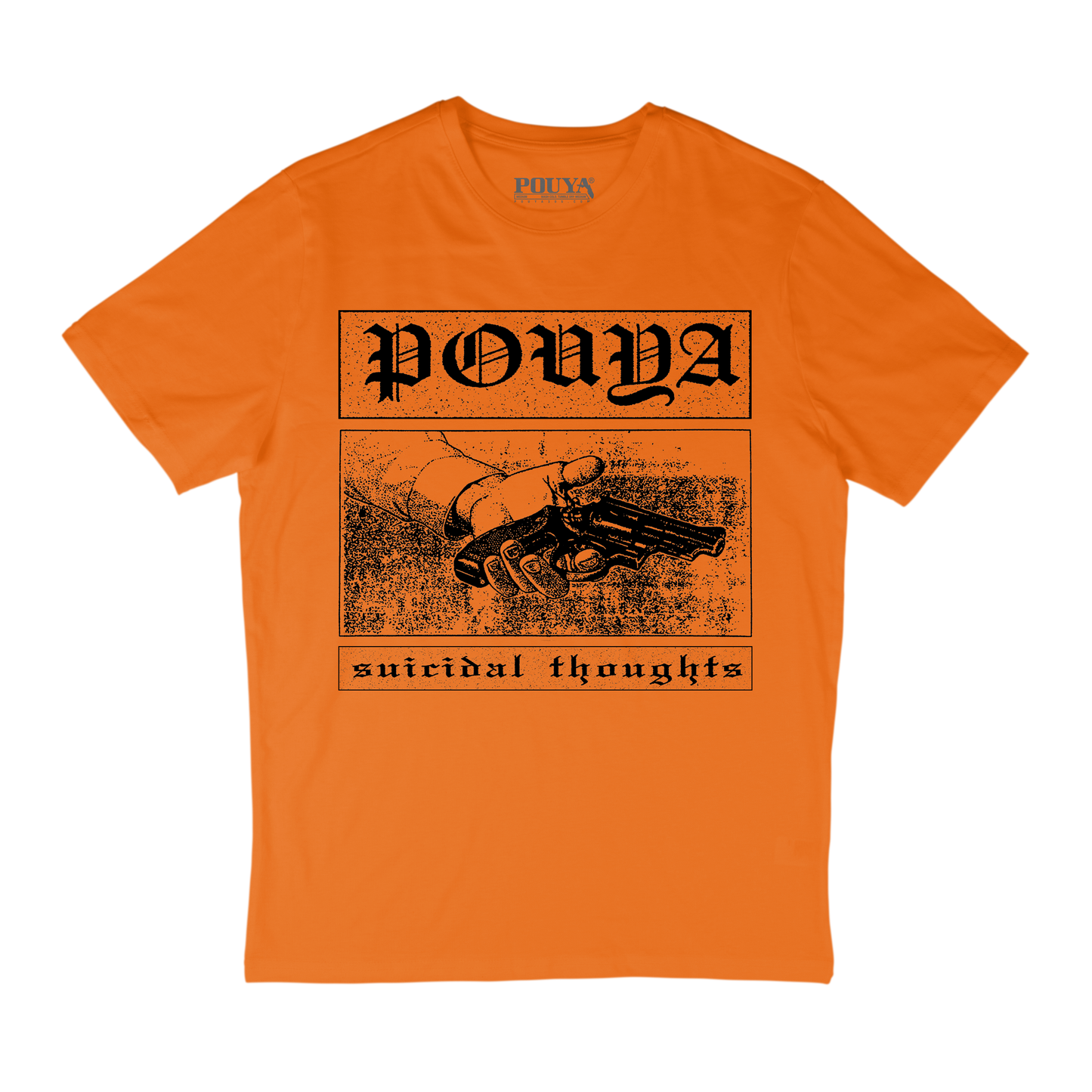 SUICIDAL THOUGHTS TEE - ORANGE