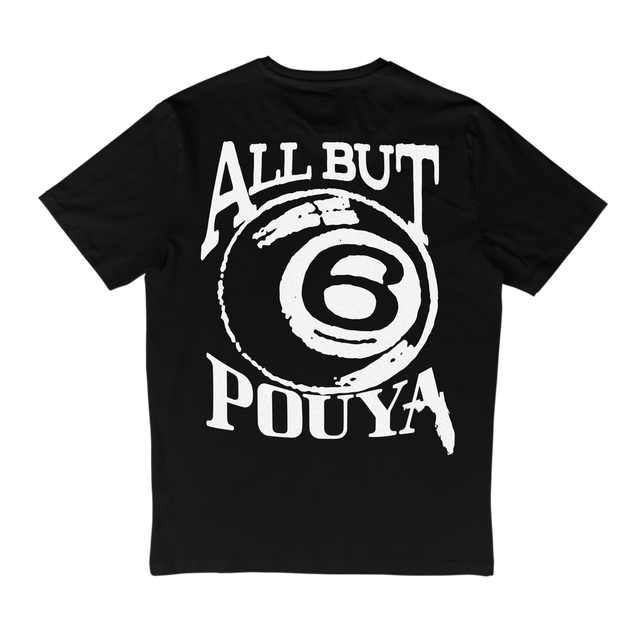 ALL BUT POUYA TEE - BLACK