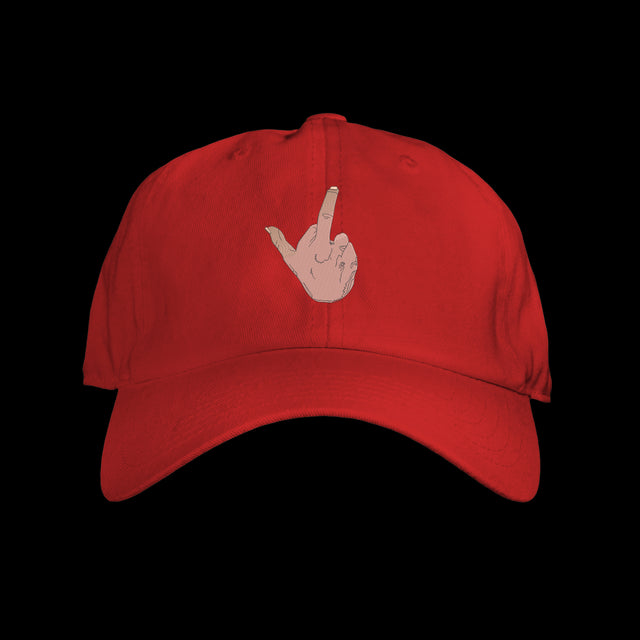 FUCK OFF DAD HAT - RED