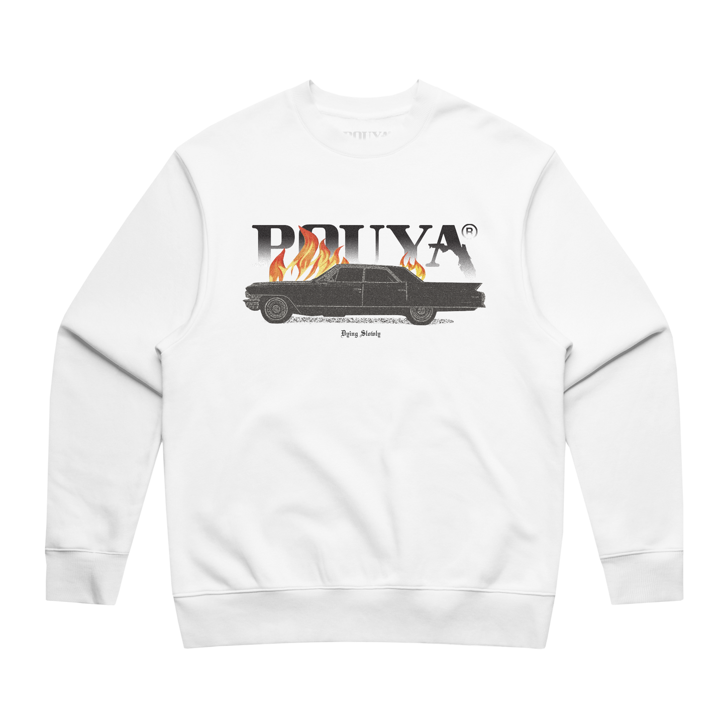 DYING SLOWLY CREWNECK - WHITE