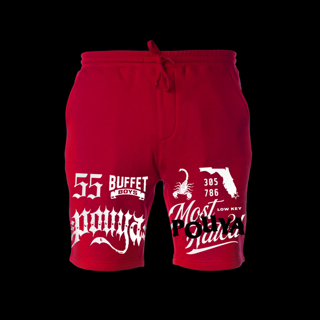 MOST HATED SHORTS - RED