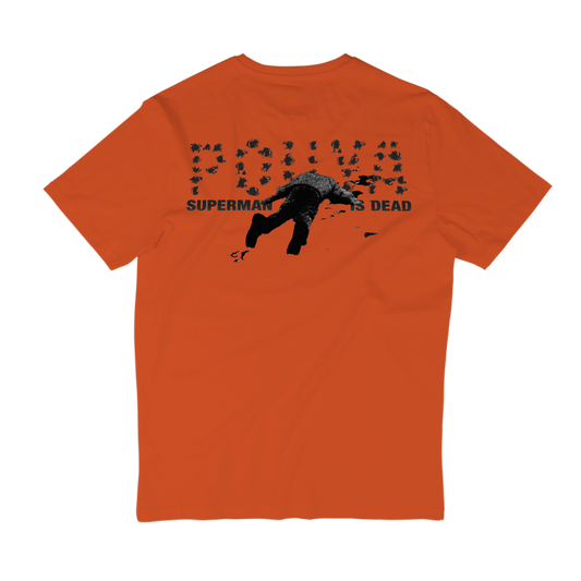 SUPERMAN TEE - ORANGE